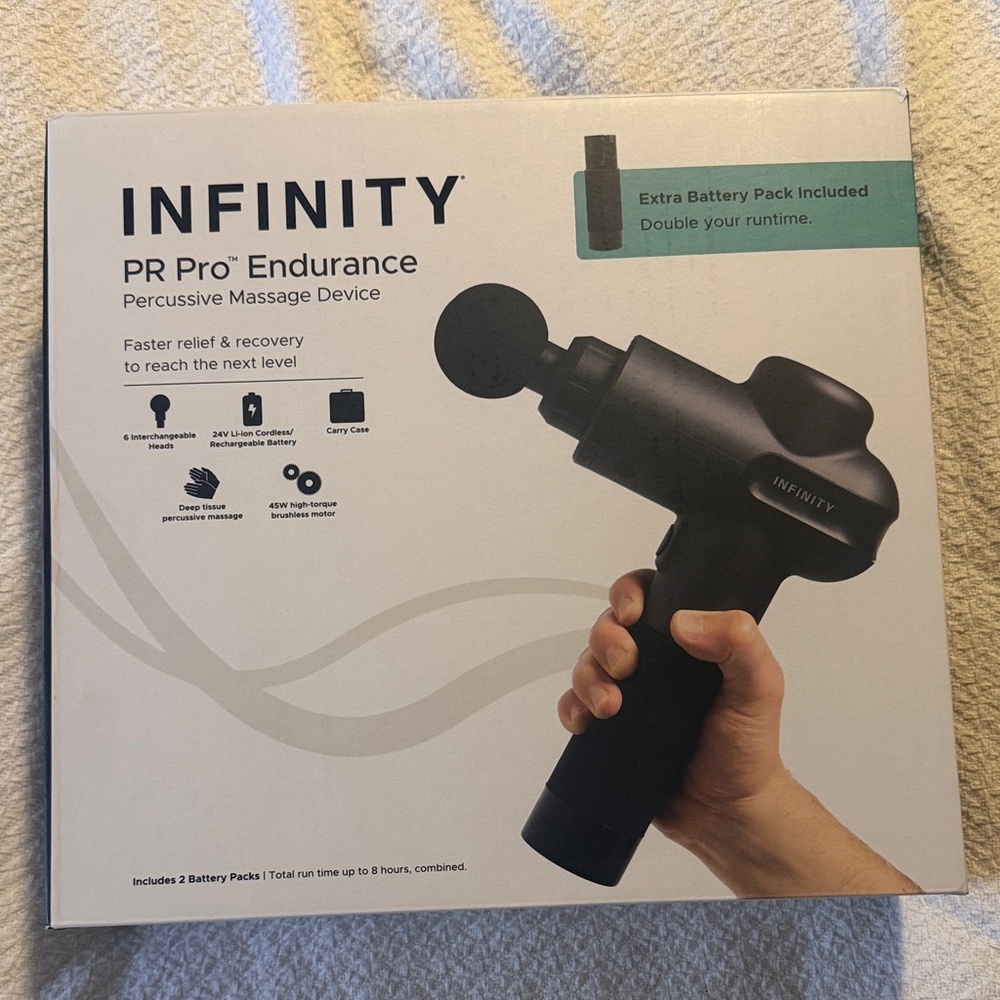 INFINITY PR Pro Endurance Massage Device - Black